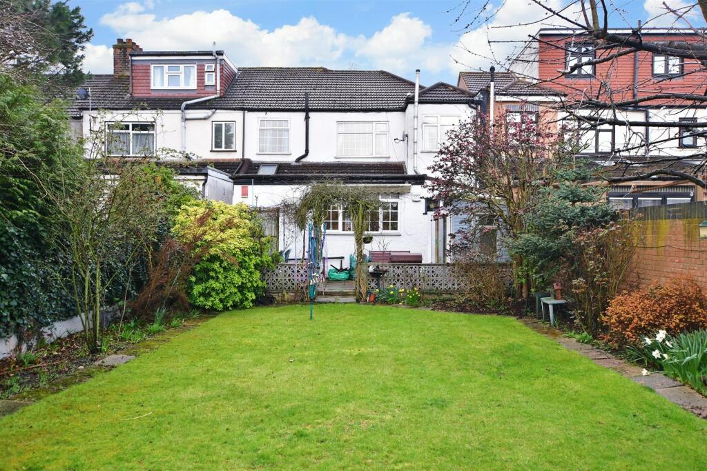 View from garden towards house